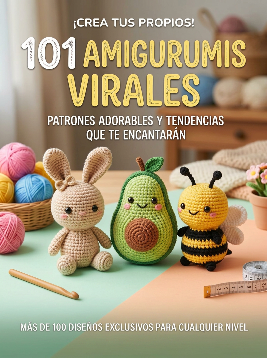 Portada oficial de 101 Patrones de Amigurumi